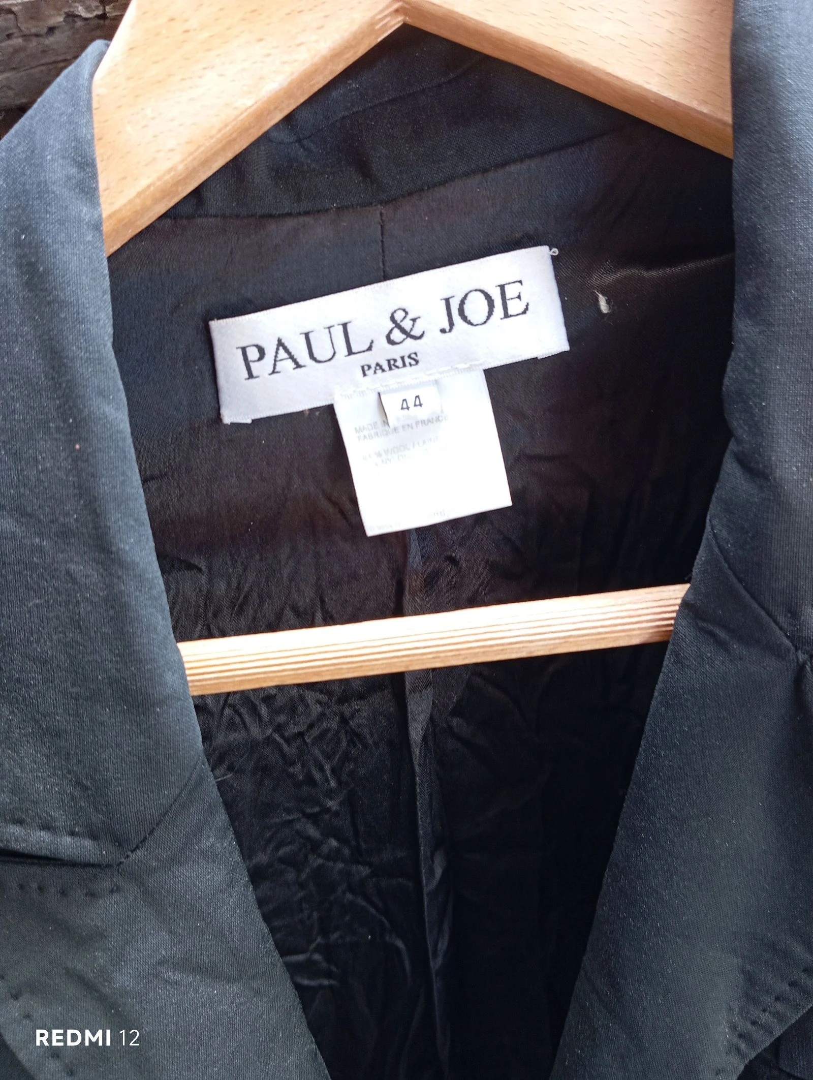Elegante zwarte blazer Paul & Joe Paris maat 44 – photo 2